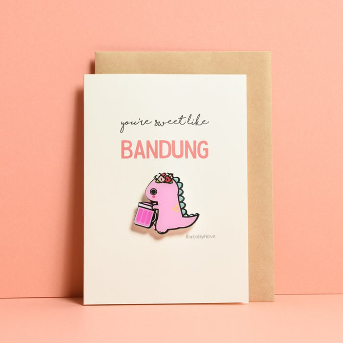 Bandung Pin Badge Card