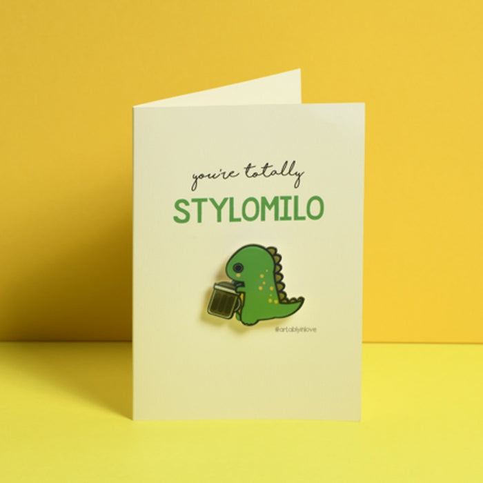 Stylomilo Pin Badge Card