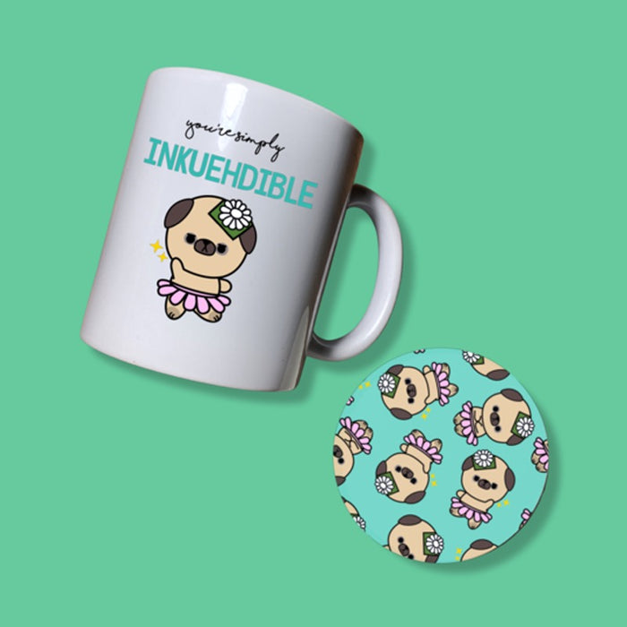 Inkuehdible Mug & Coaster Set