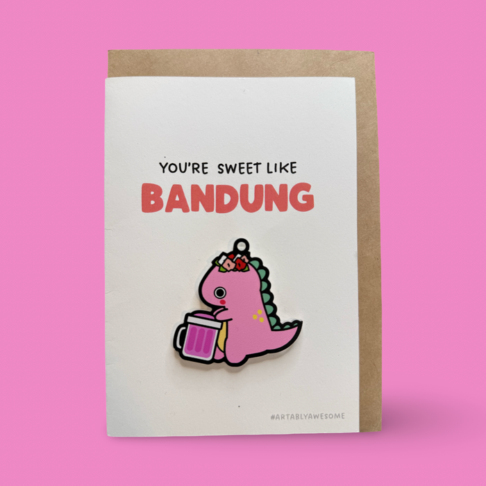 Bandung Hawker - Pin Badge Card