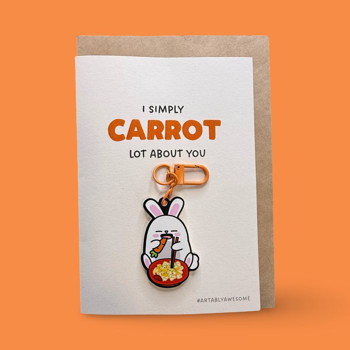 Carrot Hawker - Keychain Card