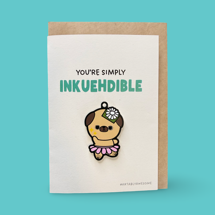 Inkuehdible Hawker - Pin Badge Card