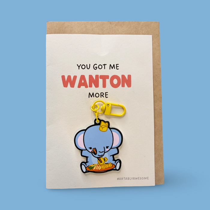 Wanton Hawker - Keychain Card