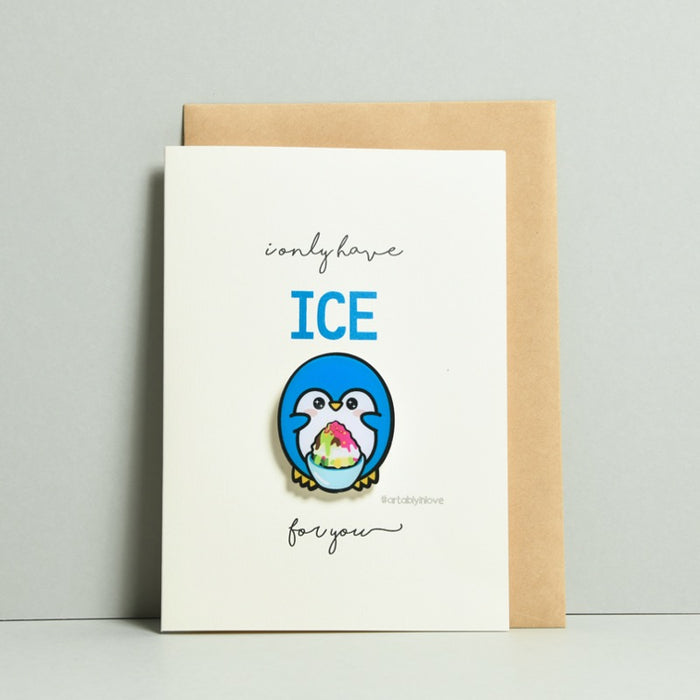 Ice Pin Badge Card